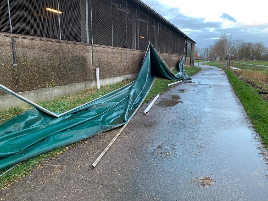 Kleed na storm Eunice